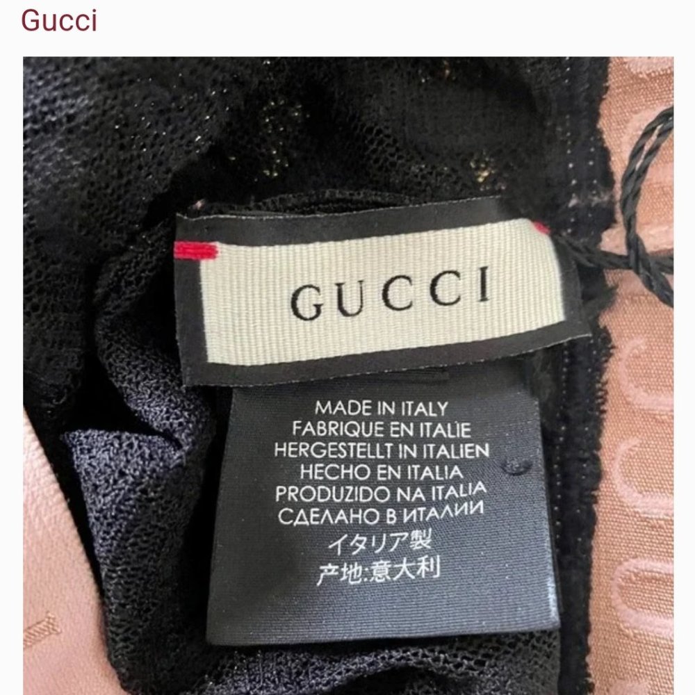 GUCCI MONOGRAM TIGHTS - Picture 2 of 6